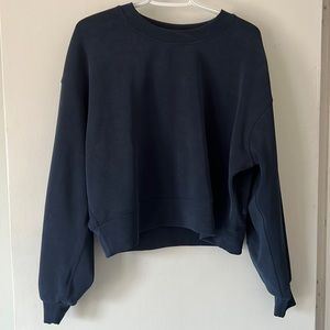 Lululemon perfectly oversized cropped crew softstreme